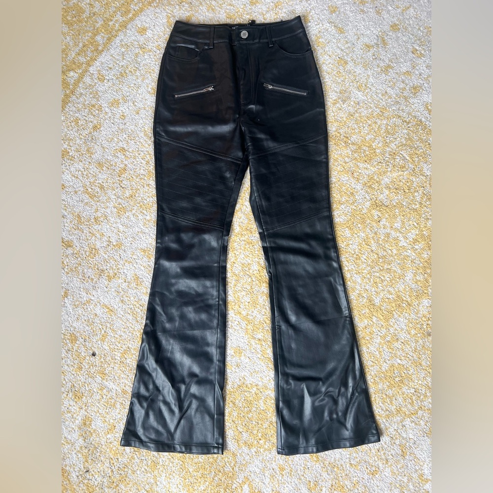 Faux leather pants,
Nasty Gal